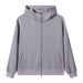 Heavy 420g Fleece Turtleneck Zipper Cardigan Jacket Men's Simple Sweater Women's_viptrois.com