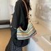 Women's Crossbody Bags Ladies Straw Bag Simple Texture Shoulder Bag Crossbody Bag_viptrois.com