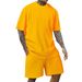 Men's Clothing Summer Fashion Casual Sports Men's Suit Short Sleeved Comfortable Quick Drying Solid Color Two Pieces Set_viptrois.com