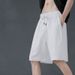 Men's Casual Loose Fit Shorts Solid Color Quick-Dry Breathable Summer Shorts with Pockets for Daily Wear S-5XL_viptrois.com