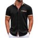 Men's Clothing Short Sleeved Plaid Fashion Casual Tops Shirts_viptrois.com