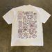 Heavyweight Pure Cotton Oversized T-Shirt Short Sleeved Y2K Illustrated Art Print Loose Fit For Couples And Men_viptrois.com