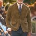 Men's Clothing winter hot selling men's jackets Corduroy solid color hot selling suit jackets for men_viptrois.com