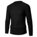 Loom Foreign Trade Autumn Winter Solid Color Round Neck Knitted Cardigan Water Ripple Plus Size European And_viptrois.com