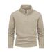 Men's Clothing Fleece Jacket Autumn And Winter Men’s Fleece Jacket – Winter Stand Collar Zip-Up Hoodie, Lightweight & Breathable For Casual Wear_viptrois.com