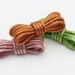 Shoe Accessories 4.5mm shiny round solid color metal wire shoelaces suitable for men and women's casual shoes sports Martin boots_viptrois.com