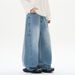 Men’s Vintage Wide-Leg Jeans – High Street Distressed Denim With Raw Hem (Sizes XS-2XL)_viptrois.com