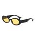 Men's Sunglasses New Fashion Oval Sunglasses Colorful Jelly Color Sunglasses Internet Celebrity Fashion Small Frame Glasses_viptrois.com