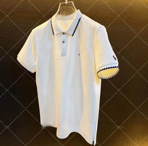 Cross Border Umi Dark Horse High Luxury New Designer Men's Trendy Fashion Casual Fashion PoLo Short Sleeve P0_viptrois.com