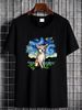 NEW LIMITED Chihuahua Starry Night Dog Lover Art Van Gogh T-Shirt Size S-5XL Comfortable Stretched Soft Unisex Casual Homme Versatile Summer_viptrois.com