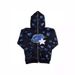 Men's Clothing Street Style New Trend Cartoon Print Full Zipper Unisex Loose Pullover With Fur Sweatshirt_viptrois.com