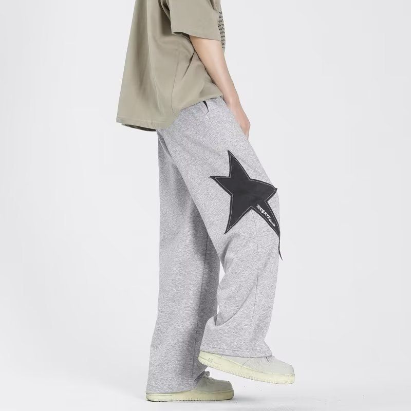 Men's Clothing Summer Loose Casual Pants Mid Waist Trousers Daily Fashion Trendy Popular Pants_viptrois.com