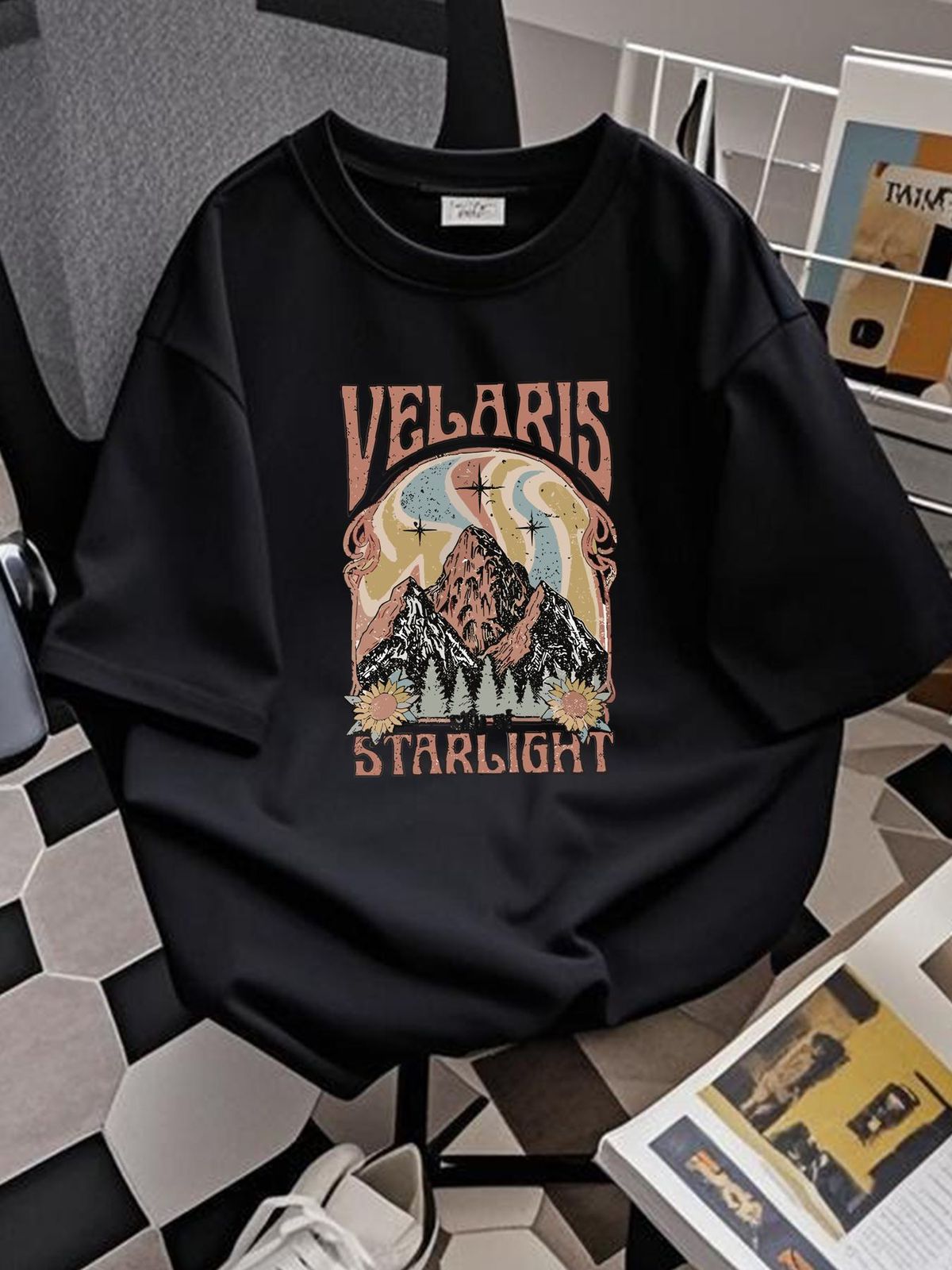 Velaris City Of Starlight T Shirt ACOTAR Bookish Comfortable Streetwear Top For Everyday Wear Unisex Slightly Stylish Homme Summer Stretched_viptrois.com