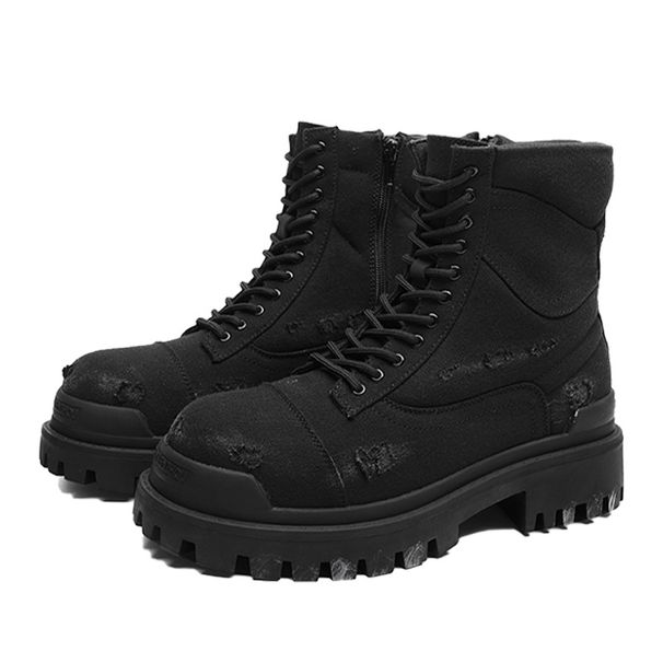 Old Niche Design High-end Martin Boots Retro Tooling Men's Boots_viptrois.com