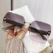 Women's Glasses glasses fashion trimmed sunglasses large frame anti ultraviolet sunglasses for men and women Retro sunglasses_viptrois.com