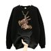 Men's Clothing New Fashion Printed Round Neck Sweater_viptrois.com