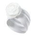 Elegant Rose Elastic Headscarf With Ethnic Style Hat And Toe Cap_viptrois.com