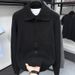 Men's Clothing Autumn And Winter Versatile Slim Men's Loose Knitted Cardigan High Collar Warm Sweater_viptrois.com