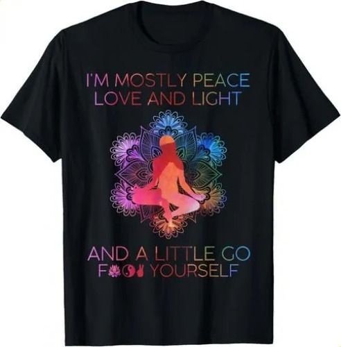 T-shirtt-shirti_m Mostly Peace 2026 Love And Light _ A Little Go_viptrois.com