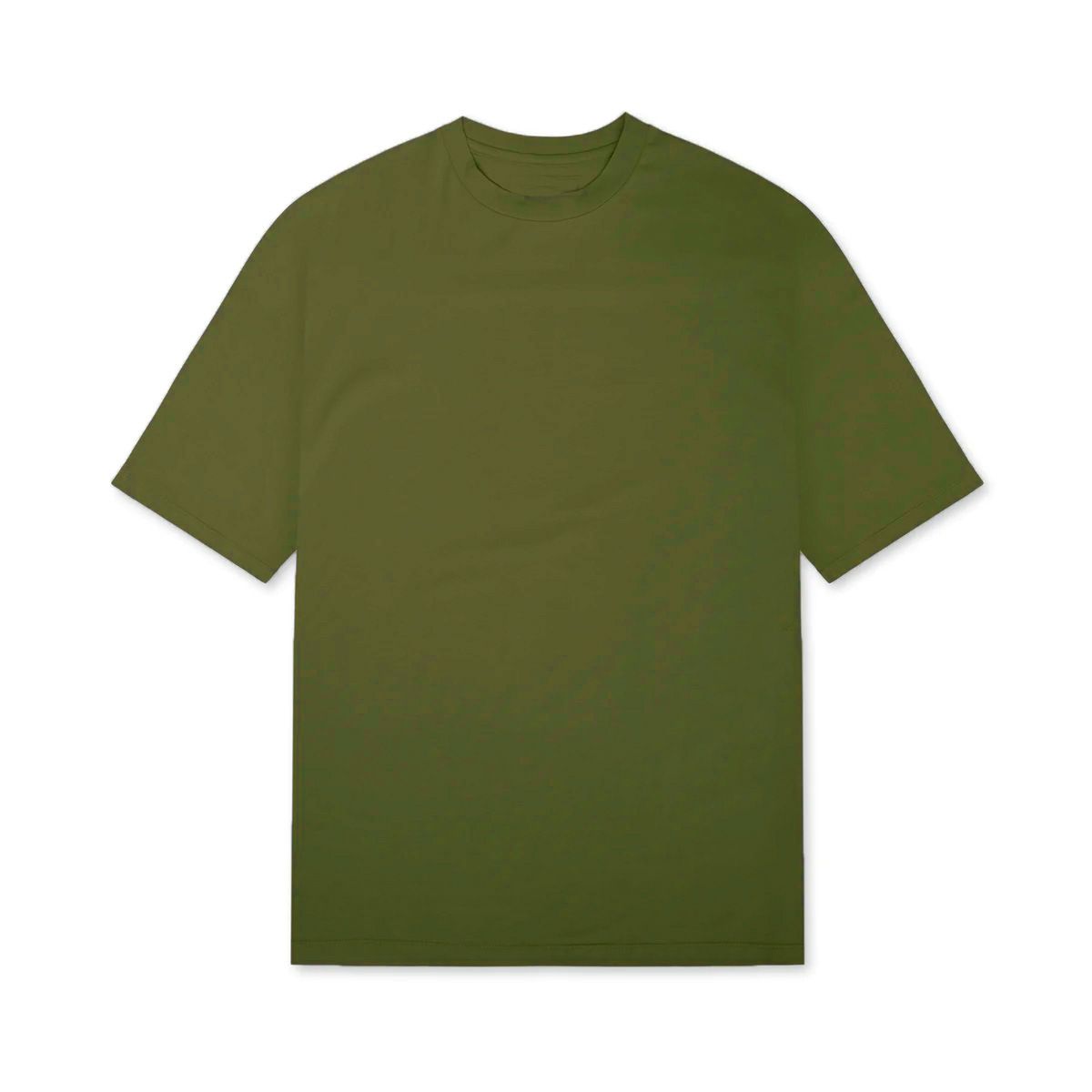 Men's Oversized Cotton T-Shirt Summer Casual Loose Fit Round Neck Short Sleeve Split Hem Tee For Gym Running Workout_viptrois.com