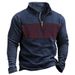 Pulse 2025 European And American Cross-Border Trade Autumn Winter New Men's Open Chest Stand Collar 3D Printed High Neck_viptrois.com