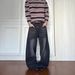 Vintage Black Washed Distressed Jeans 90s Baggy Wide-Leg Denim Pants With Cat Whisker & Crooked Blade Wash, Streetwear High Waist Relaxed Fit_viptrois.com