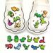 Cute Dinosaur Series Shoes Flower Shoe Buckle PVC Soft Glue Personality DIY Garden Shoe Accessories Accessories_viptrois.com