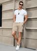 Mens Sweat Shorts Casual Stretch Elastic Waist Waffle Workout Gym Short 7 Inch Inseam Running Short With Pocket_viptrois.com