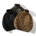 Cross-Border Foreign Trade Source 2024 Autumn New American Retro Stand Collar Washed Bomber Jacket Couple Coat_viptrois.com