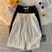 Men's Clothing Men's Casual Striped Ice Silk Shorts Stylish Inspired Trendy Cool Style Versatile Five Point Pants_viptrois.com