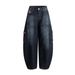 Men's Clothing Fashion Brand 2025 New American Loose Overalls Retro Washed Jeans Straight Leg Wide Leg Pants Men And Women_viptrois.com