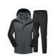 Men's outdoor hardshell men's 3-in-1 detachable autumn and winter windbreaker suit plus pile hiking suit_viptrois.com