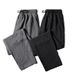 Men's Clothing Ice Silk Autumn Long Pants Men Ant Casual Pants Spring And Summer Wear Thin Loose Straight Korean Style Sports Pants Men_viptrois.com