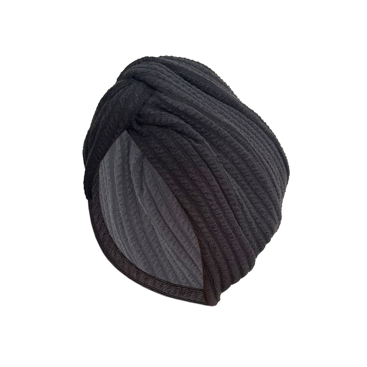 Muslim hat Thickened elastic turban hat Ethnic wind cross twist hat Fashion turban thermal chemotherapy hat_viptrois.com