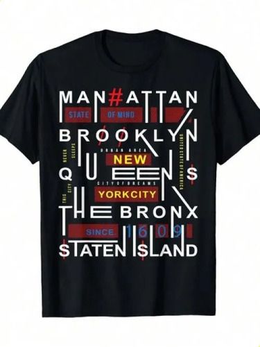 T-shirtcotton Men's| 2026 New York City-inspired, Comfortable_viptrois.com