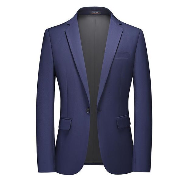 CT 2025 Summer New Solid Color Single-Breasted Blazer Men's Casual Loose Fit Suit Jacket_viptrois.com