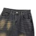 Men's Clothing Retro Straight Jeans For Men And Women Loose Wide Leg Tie Dyed Flared Trousers_viptrois.com