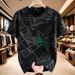 2025 Summer Men's Round Neck New Printed High End Short Enlarged T-shirt Casual Half Sleeve Trend_viptrois.com
