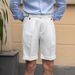 Italian Naples Trousers Men's Summer Short Suit Trousers Gurga Retro Temperament Dark Gray Shorts_viptrois.com