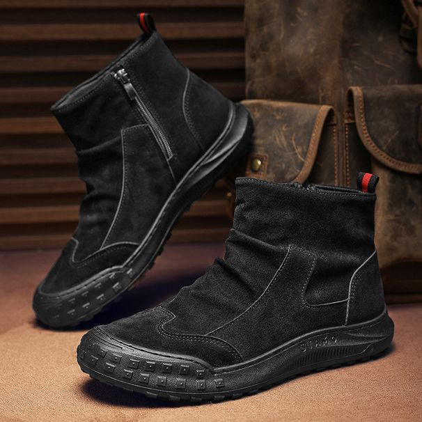 Men's Autumn And Winter 2025. Casual High-top, Dirt-resistant And Retro Men's Boots_viptrois.com