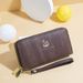 Wallet Card Cases Ladies Wallet Long New Swan Thermoplastic Hot Stamping Wave Pattern Fashion Large Capacity Double Zipper Clutch Bag_viptrois.com