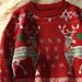 Christmas New Red Sweater Men's Winter Ins Loose And Versatile Casual Lazy Knitwear_viptrois.com
