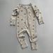 Newborn Baby Summer Thin Empty Room Bamboo Fiber Can Cover Hands And Feet Or Expose Hands And Feet Romper Jumpsuit Outer Crawling Clothes_viptrois.com
