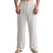 Men's Clothing Men's Large Size Loose Casual Pants Linen Breathable Sports Trousers Men_viptrois.com