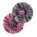 New Sleeping Cap Parent Child Set Double Layer Satin Lace Round Hat Chemotherapy Washing Cap SATINBONNET_viptrois.com