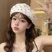 Sweet Colorful Polka Dot Beret, Children's Spring Summer Academic Style, Sweet And Versatile, Showing Off Face, Small_viptrois.com
