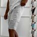 Men's Slim Fit Workwear Shorts Drawstring Casual Summer Bottoms Mid Waist Cotton Polyester Black Khaki Gray_viptrois.com