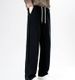 Men's Clothing Autumn And Winter, Slim Fit, Flattering Straight Leg, Versatile, Sporty, Sweatpants, Loose Fit, Wrinkle Resistant, Wide Leg Trousers_viptrois.com