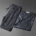 Large Size Ice Silk Suit Men Fat Casual Short Sleeved Shorts Suit Plus Size Plus Size Men's Summer Sports Two Piece Suit_viptrois.com