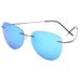 Polarized Sunglasses Titanium Silhouette Light Brand Designer Frameless Men's Glasses-_viptrois.com